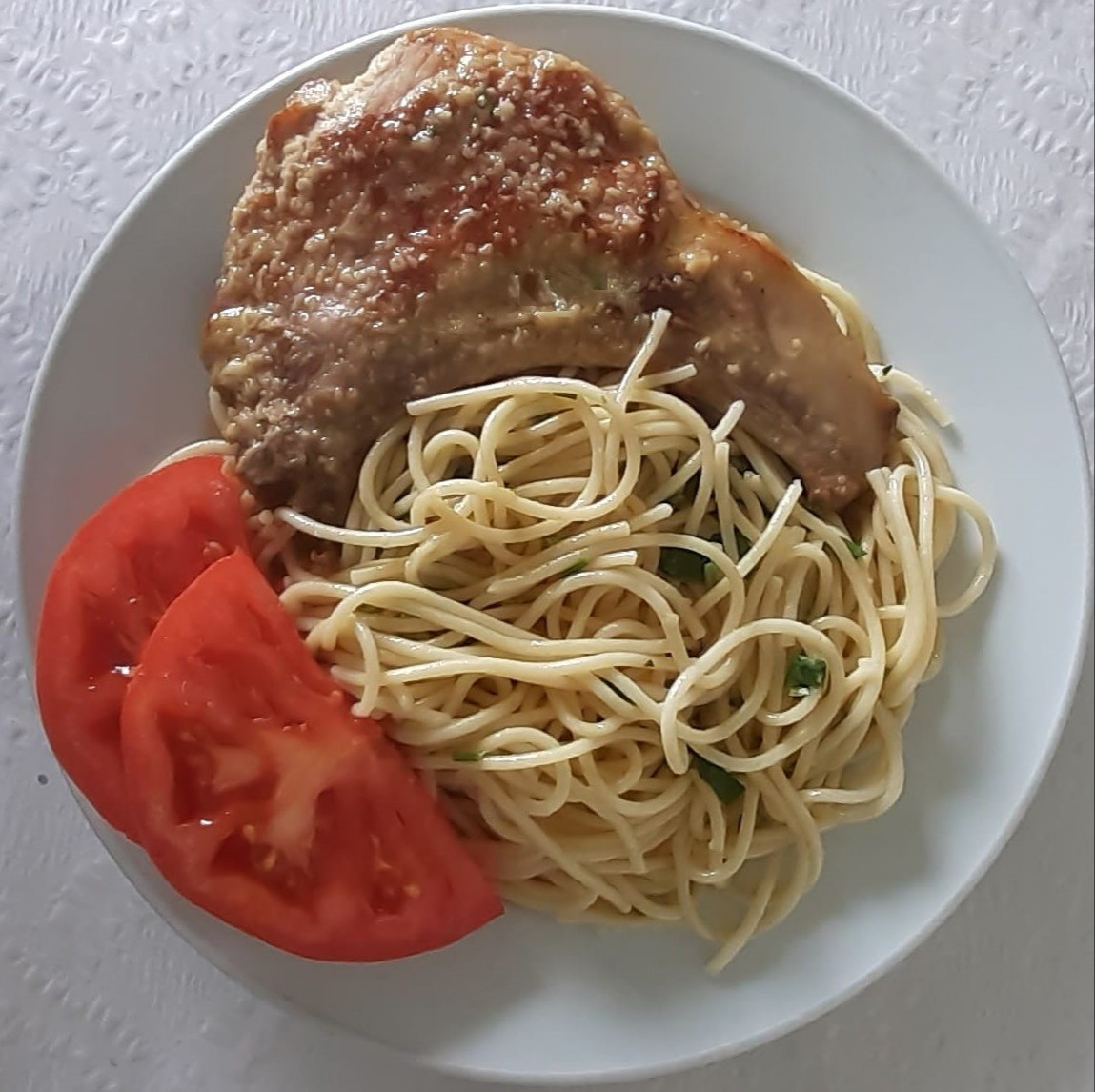 Costeletas de porco à Milanesa